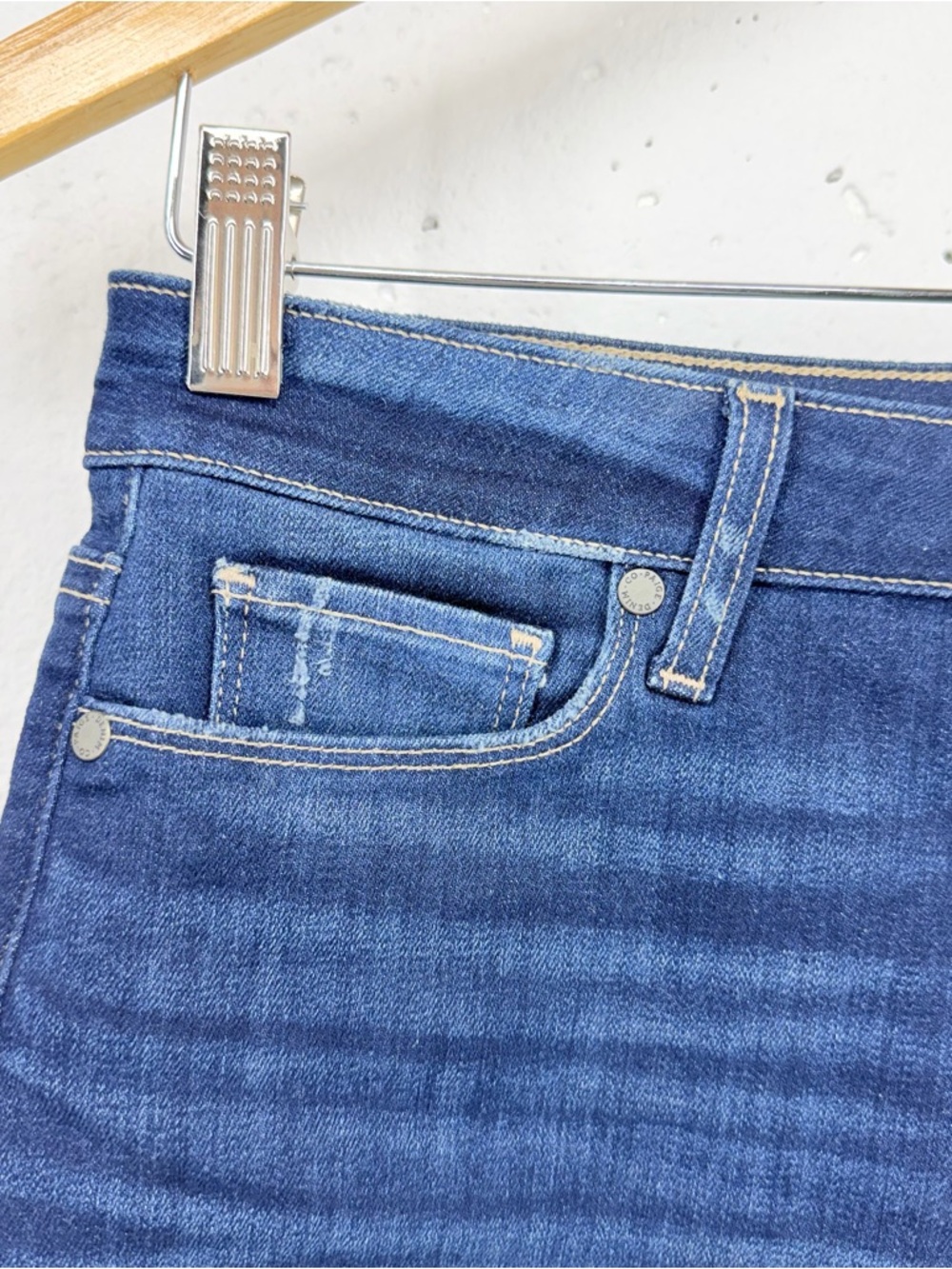 Paige Jimmy Jimmy size 27 Cabrera Distressed Stretch Jean Shorts - Picture 4 of 11